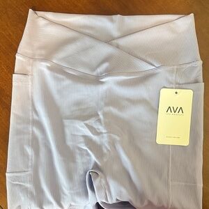 AVA x CycleBar purple Vesta Legging